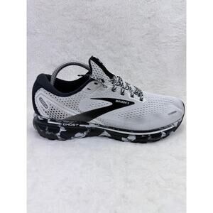 Brooks Ghost 14 Womens Running Shoes White Black Size 10 B 1203561B135